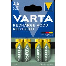 Varta - Aa (stilo) Recharge Accu Recycled X4 (2.100 Mah)