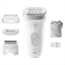 Braun - Epilatore Silk-épil 7 7-041-bianco/argento