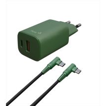 Hune - Caricatore Fast Charge Nomade-20cc-verde Foresta