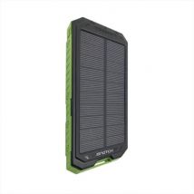 Isnatch - S10 - Power Bank A Energia Solare 10000mah-nero/verde