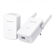 Mercusys - Av1000 Gigabit Powerline Wifi Kit-bianco