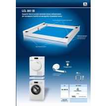 Munari - Supporto Per Lavatrici E Asciugatrici Lcl061bi-bianco
