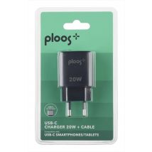 Ploos - Caricabatterie Kit Adapter 20w/usb-c To Usb-c-nero