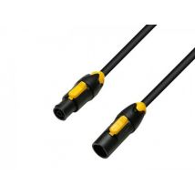 PowerCON TRUE1 Link-Kabel IP65 , H07RN-F, Gummi, schwarz