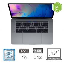 MBP 15,4 T.BAR(2017)I7-7700HQ/16/512/SG/2Y - B