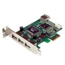 StarTech.com Scheda Pci Express basso prfilo con 4 porte USB 2.0 ad alta velocità