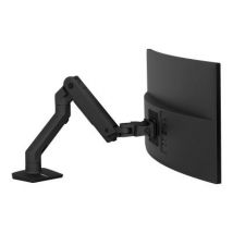 Ergotron HX Desk Monitor Kit di montaggio del braccio opaco nero nero (45-475-224) (45475224)