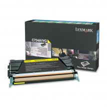 Lexmark C734A1YG cartuccia toner 1 pz Originale Giallo