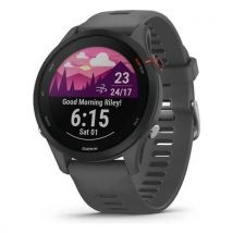 Garmin Forerunner 255, Smartwatch per la corsa, 46mm, GPS multi-band, Cardio, VO2max, Running Power, Report mattutino, HRV Status, Piani gratuiti 5K, 10K e 21K, Tempi di recupero (Slate Gray)