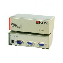 Lindy 2 Port VGA Splitter Pro 2x VGA