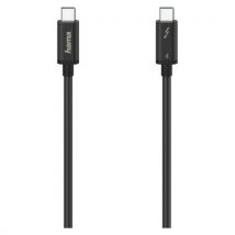 Hama USB-C 0,8 m 40 Gbit/s Nero