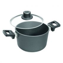Pentola Woll WLL128DPIL DIAMOND LITE con coperchio Grigio ghisa