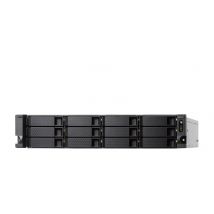 QNAP TS-H1886XU-RP-R2 NAS Armadio (3U) Intel® Xeon® D D-1622 32 GB DDR4 0 TB QuTS hero Nero, Grigio