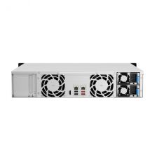 QNAP TS-1264U-RP NAS Armadio (2U) Intel® Celeron® 8 GB DDR4 0 TB QNAP QTS Alluminio, Nero