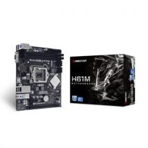 MB BIOSTAR H61MHV3 H61 AM4 2DDR3 VGA+HDMI PCIE, 4*SATA mATX