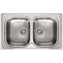 LAV.INOX SKY450 86X50 2V SATIN LIK450SAC
