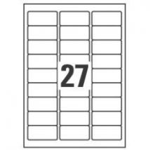 ETIC.POLIESTERE ARGENTO 63 5 X 29 6