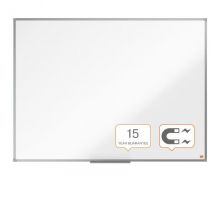 Nobo Lavagna bianca magnetica in acciaio Basic 1200x900 con bordo basico