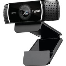 Webcam Logitech C922 Pro Stream gaming con software di sostituzione sfondo con treppiedi