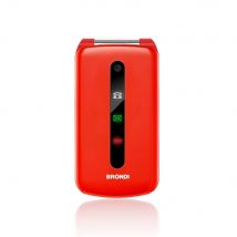Brondi President 7,62 cm (3) 130 g Rosso Telefono cellulare basico