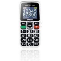 Brondi Amico Unico 4,57 cm (1.8) Nero, Bianco Telefono di livello base
