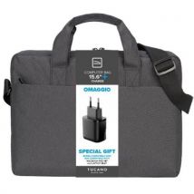 BORSA TUCANO TLINE BUNDLE ZAINO 15.6 NERO + CHARGER - BU-TL-BSBTK15-AC-BK