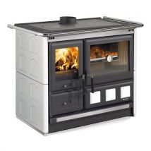 Cucina legna Nordica ROSA XXL Vst Maiolica Bianco