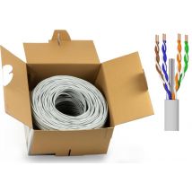 BOBINA RETE UTP CAT.6 305MT CCA AWG23 LSOH CLASSE CPR ECA