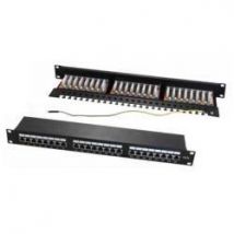 PANN.1U CON 24 RJ45S CAT.6 NERO