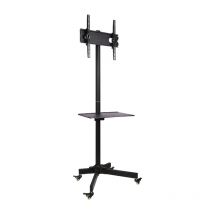 Techly Supporto a Pavimento con Mensola Trolley TV LCD/LED/Plasma 23"-55"