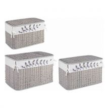 Set porta oggetti Yes Everyday 0402396 ALMA Con Coperchio Grigio