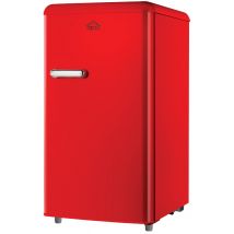 DCG FRIGO MONOPORTA LINEA RETRO 100LT E ROSSO MF100R