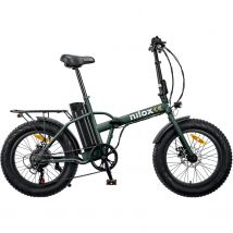 NILOX Bicicletta Elettrica X8 Plus Ruote 20 36 Volt Motore 250 Watt Colore Vede Militare