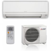 Mitsubishi Electric MSZ-DW25VF + MUZ-DW25VF Condizionatore Fisso 9000 BTU Inverter Monosplit ( unità interna + unita esterna ) Classe energetica A++/A+ Bianco