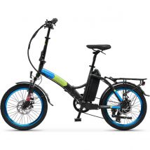 E-Bike Argento Piuma Blue 20" - Bicicletta Elettrica