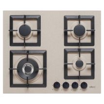 ELLECI Piano Cottura PGSP60151WS a Gas 4 Fuochi Gas Colore Avena