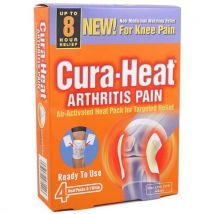 Cura-Heat Arthritis Pain for Knee (4 pads)