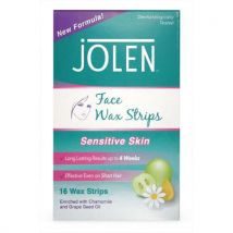 Jolen Facial Strip Wax 16 Strips