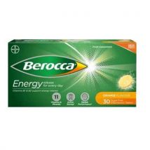 Berocca Orange 30 Effervescent tablets