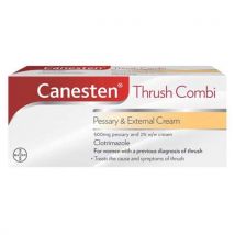 Canesten Thrush Combi Pack 500mg Pessary and 2% Cream