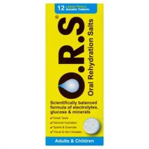 O.R.S. Lemon Flavour Soluble Tablets (12)