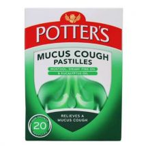 Potters Mucus Cough Pastilles 20