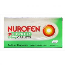 Nurofen Express 256mg Sodium Ibuprofen - 16 Caplets