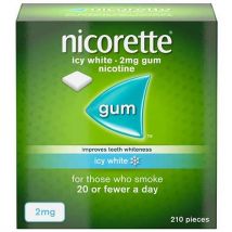 Nicorette Icy White 2mg Gum 210 Pieces