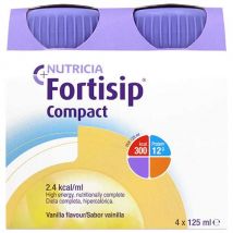 Fortisip Compact Vanilla Sabor Vanilla 4x125ml