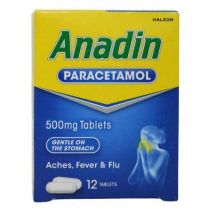 Anadin Paracetamol 12 Tablets
