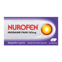 Nurofen Migraine Pain Caplets 342mg (12)