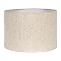 Abat Jour en Coton Grège D30cm - Tambour - SEMA Design