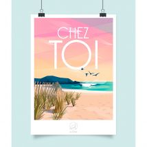 Affiche Chez Toi 42x59.4cm - La Loutre