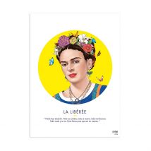 Affiche La Liberee - Jaune - 30x40cm - Asap
